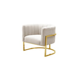 TOV Magnolia  Chair - Gold Base