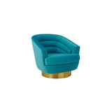 Canyon Velvet Swivel Chair