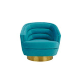 Canyon Velvet Swivel Chair