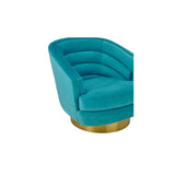 Canyon Velvet Swivel Chair