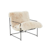 Kimi Natural Genuine Sheepskin Chair