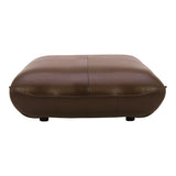 Moe's Zeppelin  Sectional - Leather Ottoman