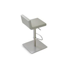 Sohoconcept Dallas Piston Stool - Square Base Stainless