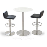 Sohoconcept Dallas Piston Stool - Round Base Stainless