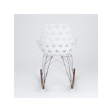 Kubikoff Diamond Dimple Hole Rocker Chair