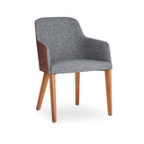 B&T  Hudson Dining Chair - Wood Legs