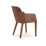 B&T  Hudson Dining Chair - Wood Legs