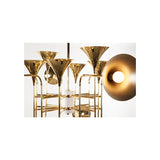 Stilnovo Trumpet Chandelier