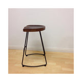 Mod Made Potter Wood Counter Stool Metal Leg - Set of 2