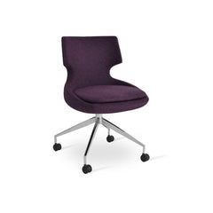 Sohoconcept Patara Spider Swivel Chair - On Casters