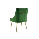 TOV Beatrix Velvet Side Chair - Gold