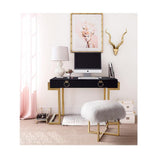 TOV Nomo Sheepskin Bench - Gold Base