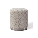 Opal Velvet Ottoman