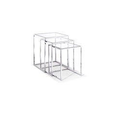 Whiteline Terzi Nesting Side Tables