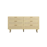 Sierra Buttermilk 6 Drawer Dresser