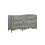 Pesce Shagreen 6 Drawer Dresser