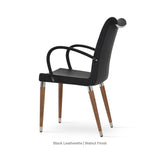 Sohoconcept Tulip Wood Dining Chair - With Arms