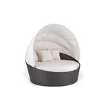 Caluco Dijon Round Daybed with Canopy - Sunbrella A